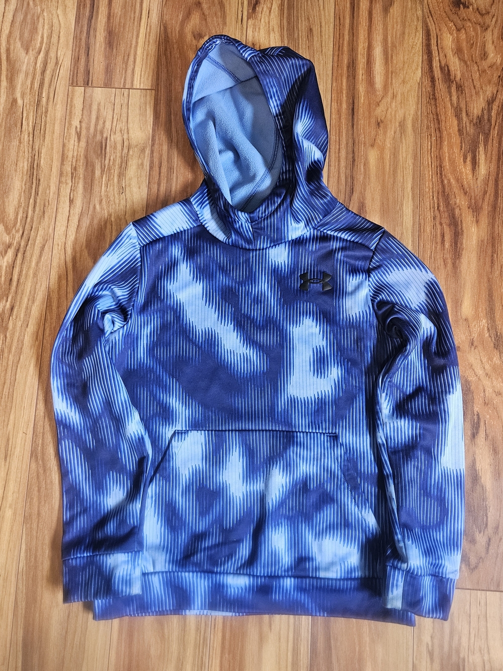Under Armour Blue Camouflage Youth Hoodie